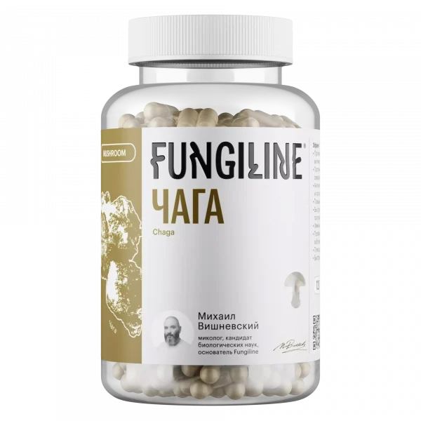 Fungiline Чага, 120 капсул